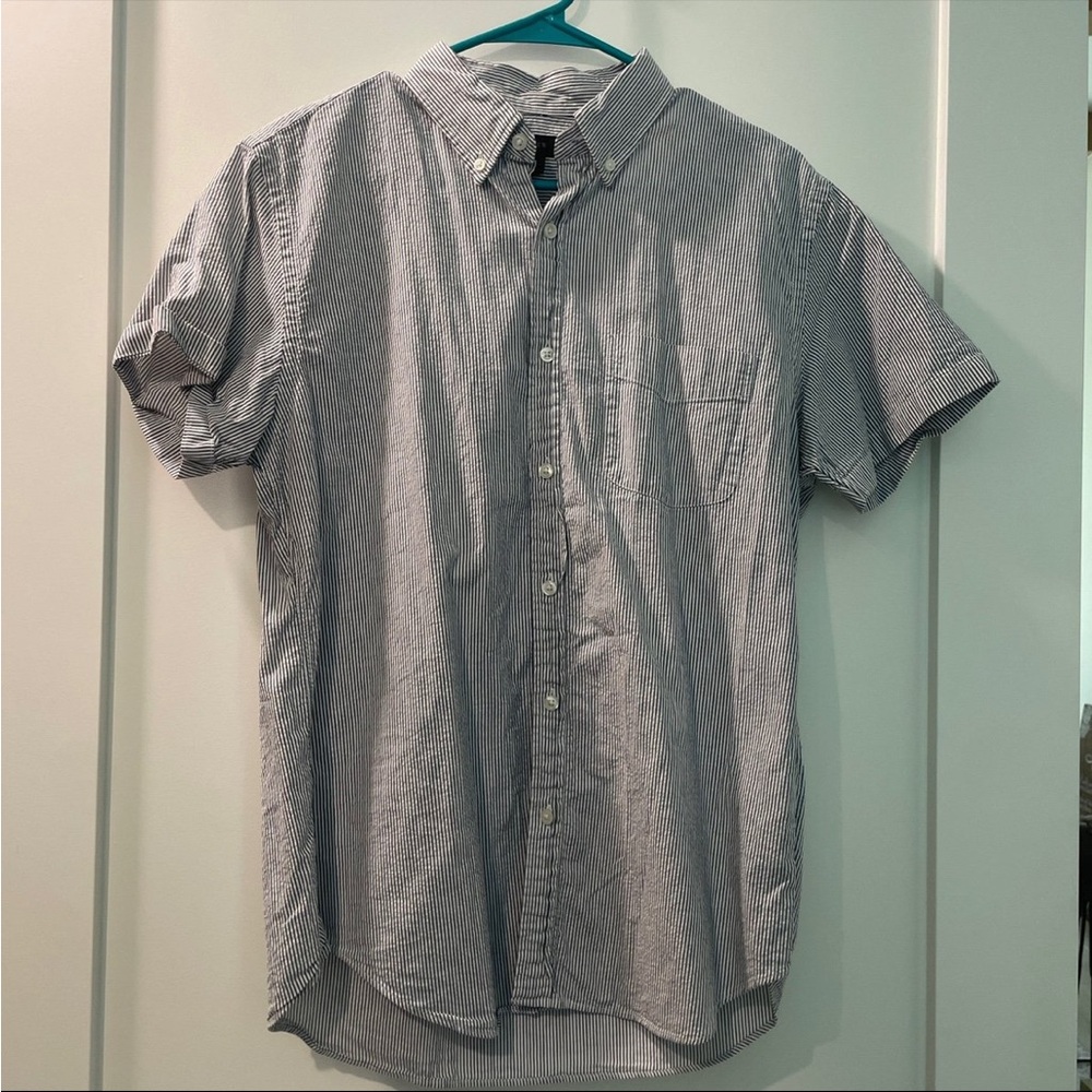 J.Crew Striped Seersucker Men's Shirt
